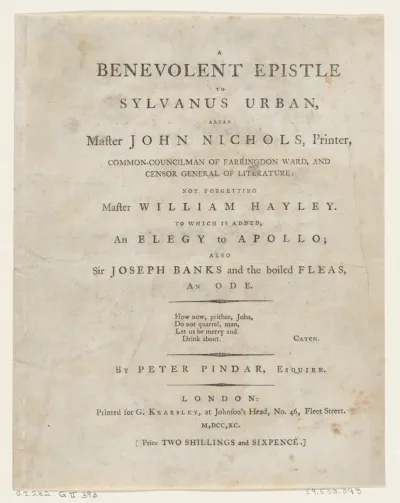 Title Page, from Benevolent Epistle