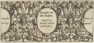 Title Page, from Grotisch fur alle Kunstler
