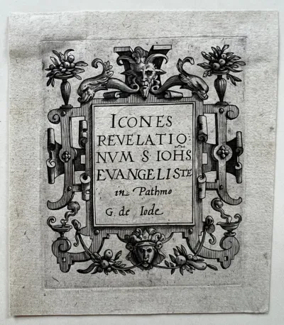 Title-page, from Icones Revelationum... (The Revelations of St John)