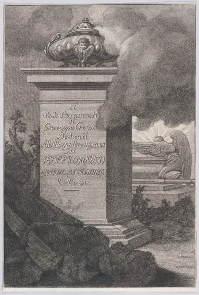 Title page, from "The Seven Sacraments"