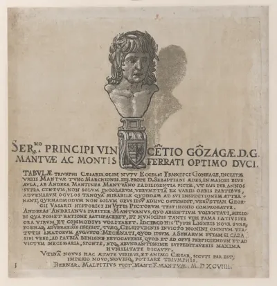 Title page, from "The Triumph of Julius Caesar"