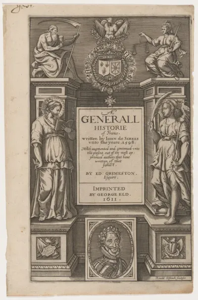 Title Page. Jean de Serres, Generall Historie of France