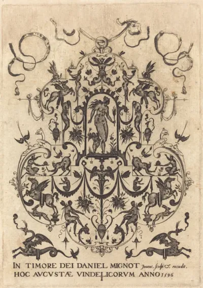 Title Page: Large Pendant, Venus and Amor at Centre