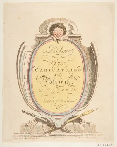 Title Page: Le Brun Travested, or Caricatures of the Passions