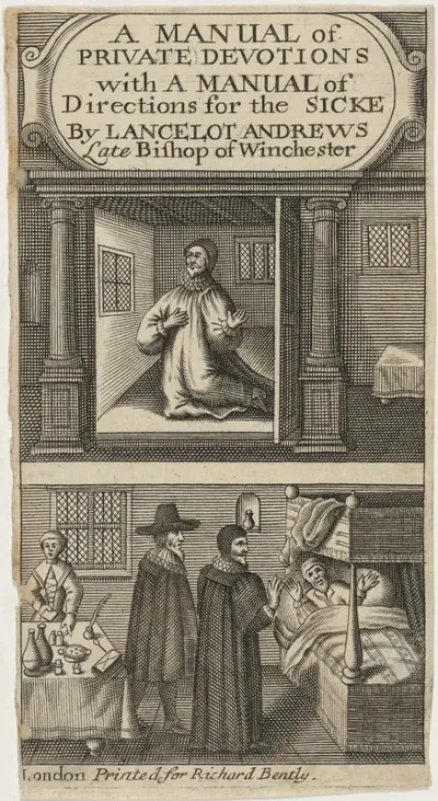 Title Page to a Manual of Private Devotions by Lancelot Andrewes