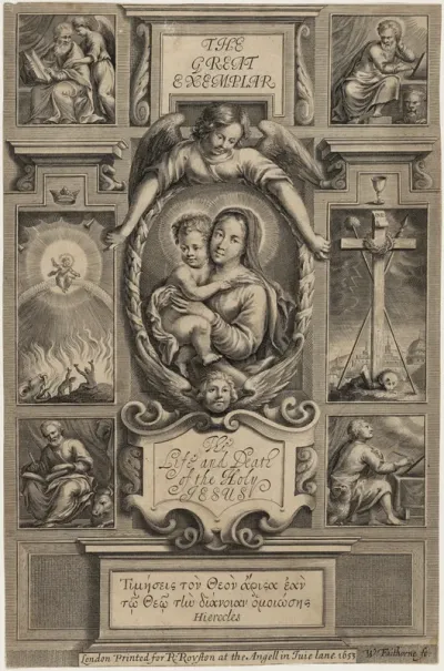 Title Page to Jeremy Taylor, The Great Exemplar