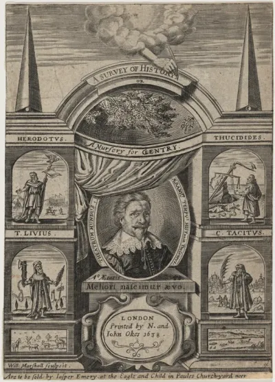 Title page to R. Brathwait, A Survey of History