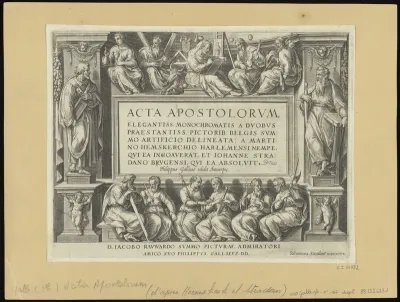 Title Page to Series: The Acts of The Apostels