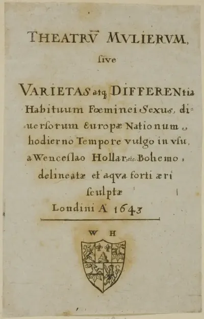 Title Page to Theatrum Mulierum