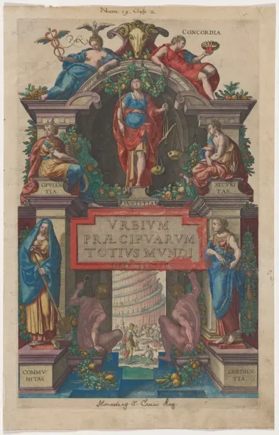 Title Page to Urbium Praecipuarum Totius Mundi