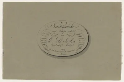 Title Page to Vier Nachtstücke