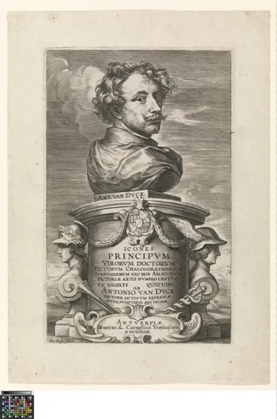 Title-page with self-portrait of Anthony Van Dyck