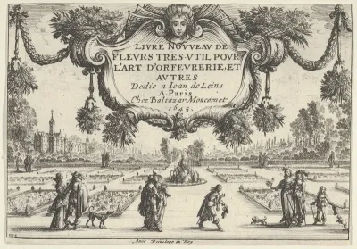 Title Plate, from "Livre Nouveau de Fleurs Tres-Util"