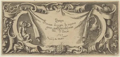 Title Plate, from "Quinque Sensuum"