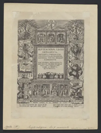 Title Plate to Series: The Seven Sacraments