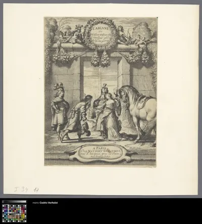 Titlepage of L'Ariana by Desmaret