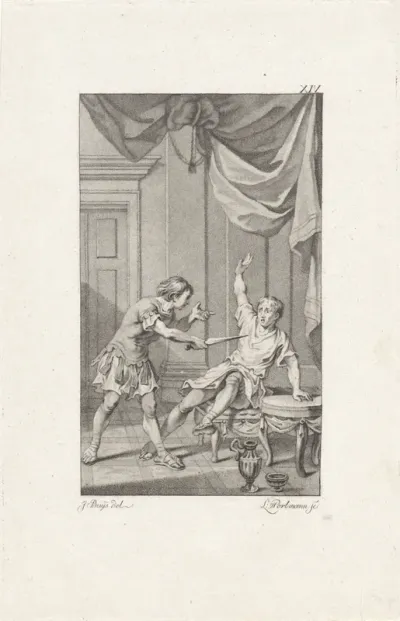 Titus bedreigt Pomponius