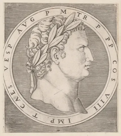 Titus, from The Twelve Caesars, from "Speculum Romanae Magnificentiae"