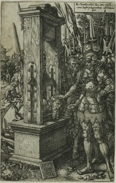 Titus Manlius Beheading his Son