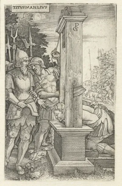 Titus Manlius Torquatus laat zijn zoon onthoofden