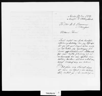 TKK/Åb19, Åberg, Victoria, 17.12.1884
