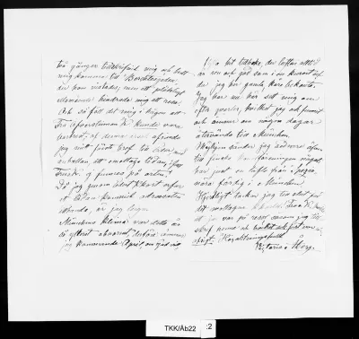 TKK/Åb22, Åberg, Victoria, 7.9.1886