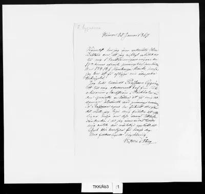 TKK/Åb3, Åberg, Victoria, 25.1.1867