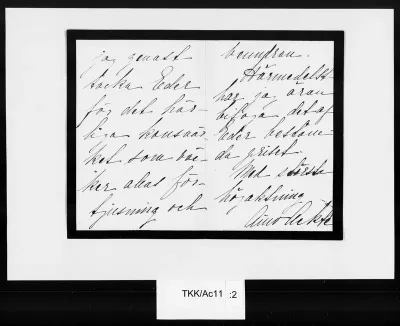 TKK/Ac11, Ackté, Aino, s.d. [1901?]