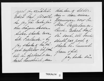 TKK/Ac14, Ackté, Aino, 26.12.1901