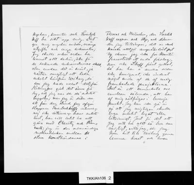 TKK/Ah106, Ahrenberg, Jac. [Johan Jacob], 30.8.1883