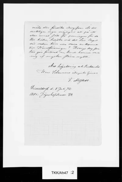 TKK/Ah47, Ahlstedt, Fredrik, 8.7.1874