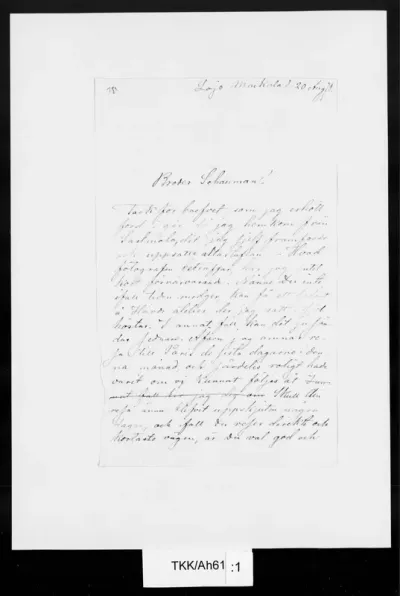 TKK/Ah61, Ahlstedt, Fredrik, 20.8.1878
