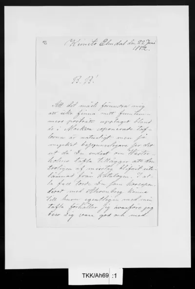 TKK/Ah69, Ahlstedt, Fredrik, 22.6.1882