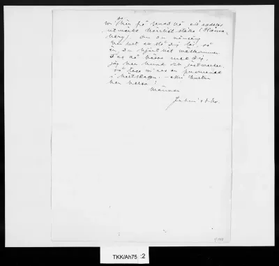 TKK/Ah75, Aho, Juhani, 8.10.1895