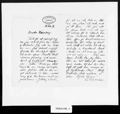TKK/Ar156, Arborelius, Olof, 12.2.1896