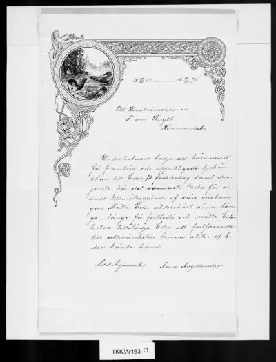 TKK/Ar163, Argillander, Anna ja Axel, 19.3.1895