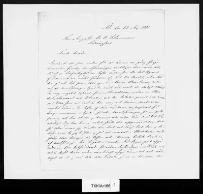 TKK/Ar166, Armfelt, Carl, 22.5.1881