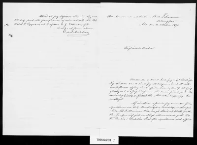 TKK/Ar203, Arvidson, Carl, 20.10.1870