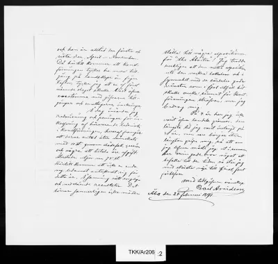 TKK/Ar206, Arvidson, Carl, 24.2.1871