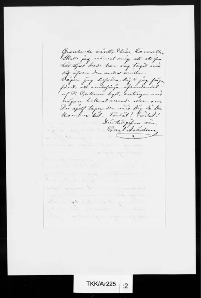 TKK/Ar225, Arvidson, Carl, 7.7.1874
