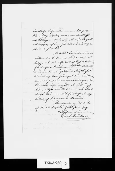 TKK/Ar230, Arvidson, Carl, 16.9.1874