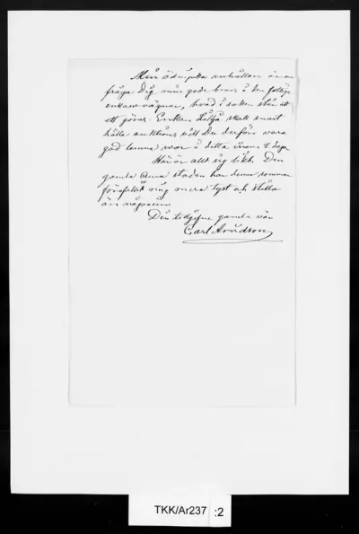 TKK/Ar237, Arvidson, Carl, 9.8.1879