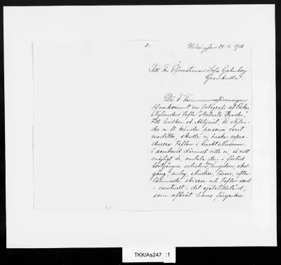 TKK/As247, Aspelin, Johan Reinhold, 28.04.1912
