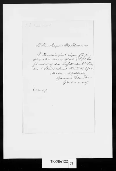 TKK/Be122, Berndtson, Gunnar, 4.2.1893