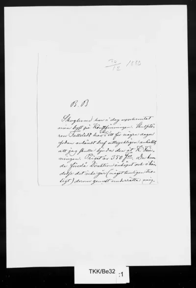 TKK/Be32, Becker, Adolf von, 30.12.1880