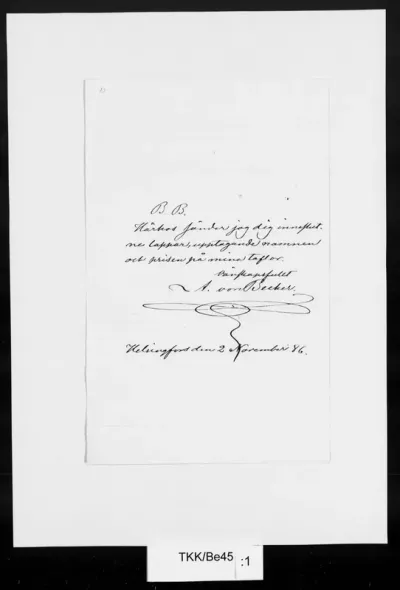 TKK/Be45, Becker, Adolf von, 2.11.1886