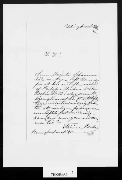 TKK/Be52, Bekse, Thérèse (Beckse?), 25.10.1882