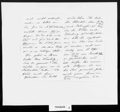 TKK/Be56, Benois, Albert, 9/21.2.1893
