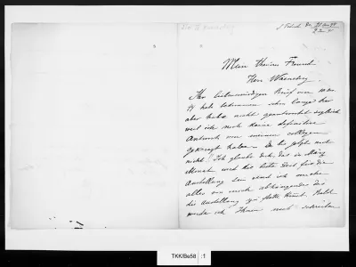 TKK/Be58, Benois, Albert, 21.12.1894 / 2.1.1895
