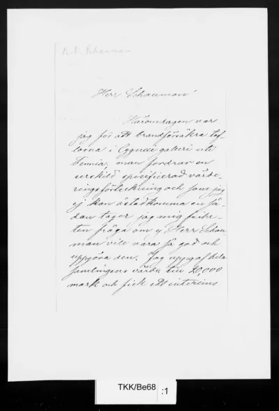 TKK/Be68, Bergbom, Emilie, 12.11.1883